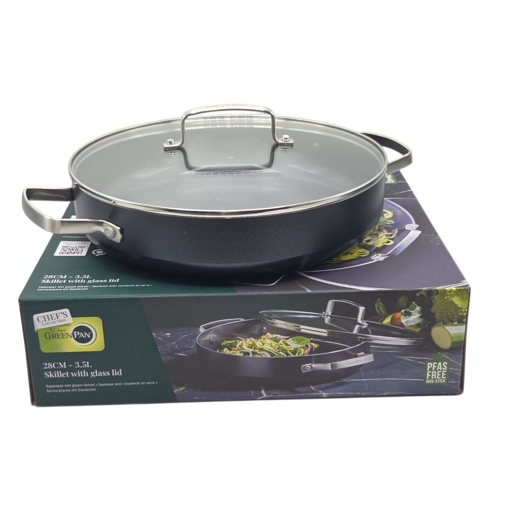 GreenPan Chef's Collection 11" Everyday Pan Skillet Nonstick Cookware PFAS Free